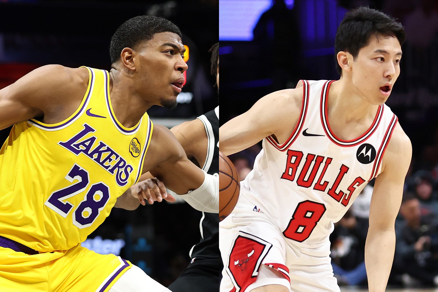 田臥も注目する八村塁（左）と河村勇輝　©Getty Images