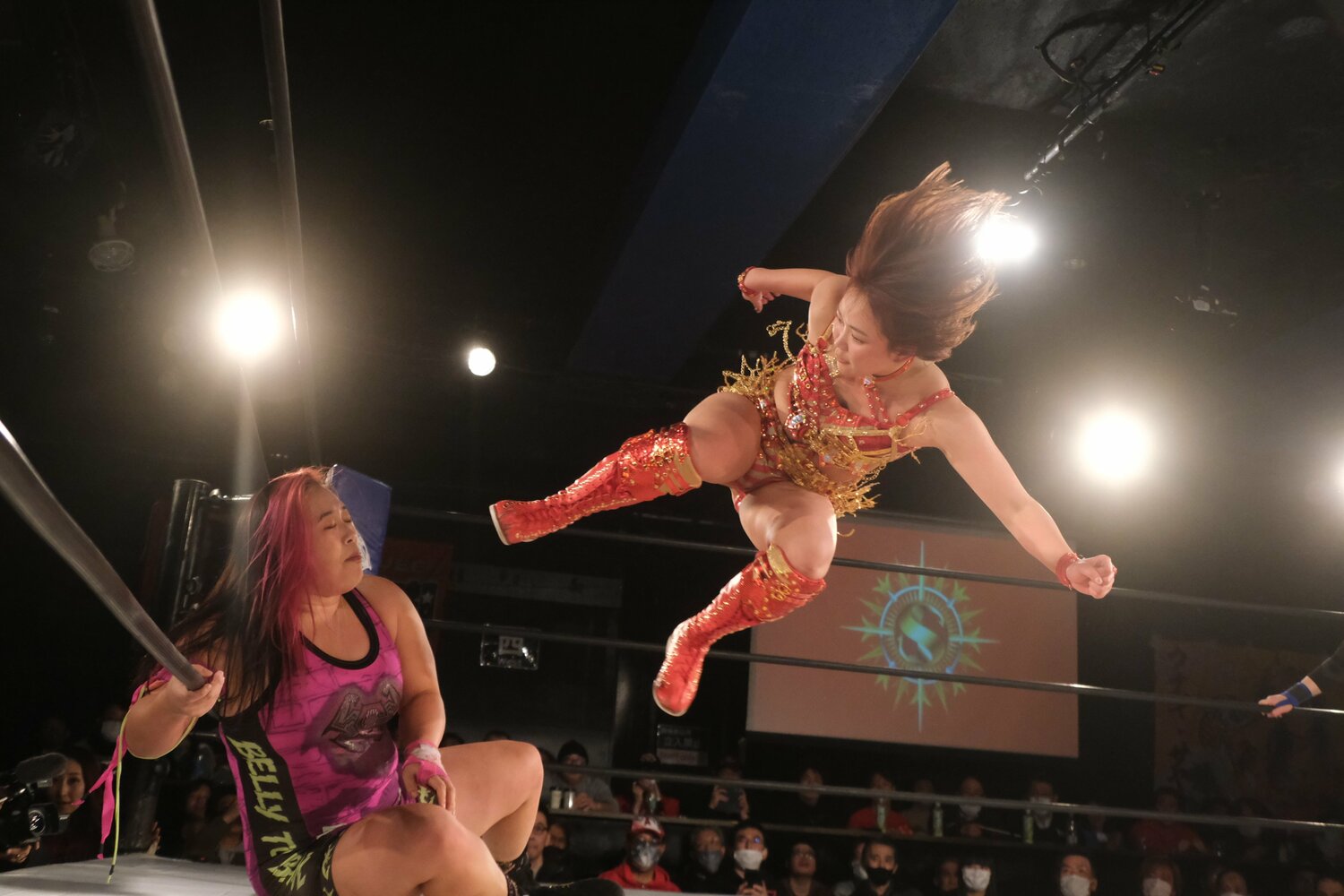 Sareeeはひとつひとつの技で「一発の強さ」を意識しているという　©Norihiro Hashimoto