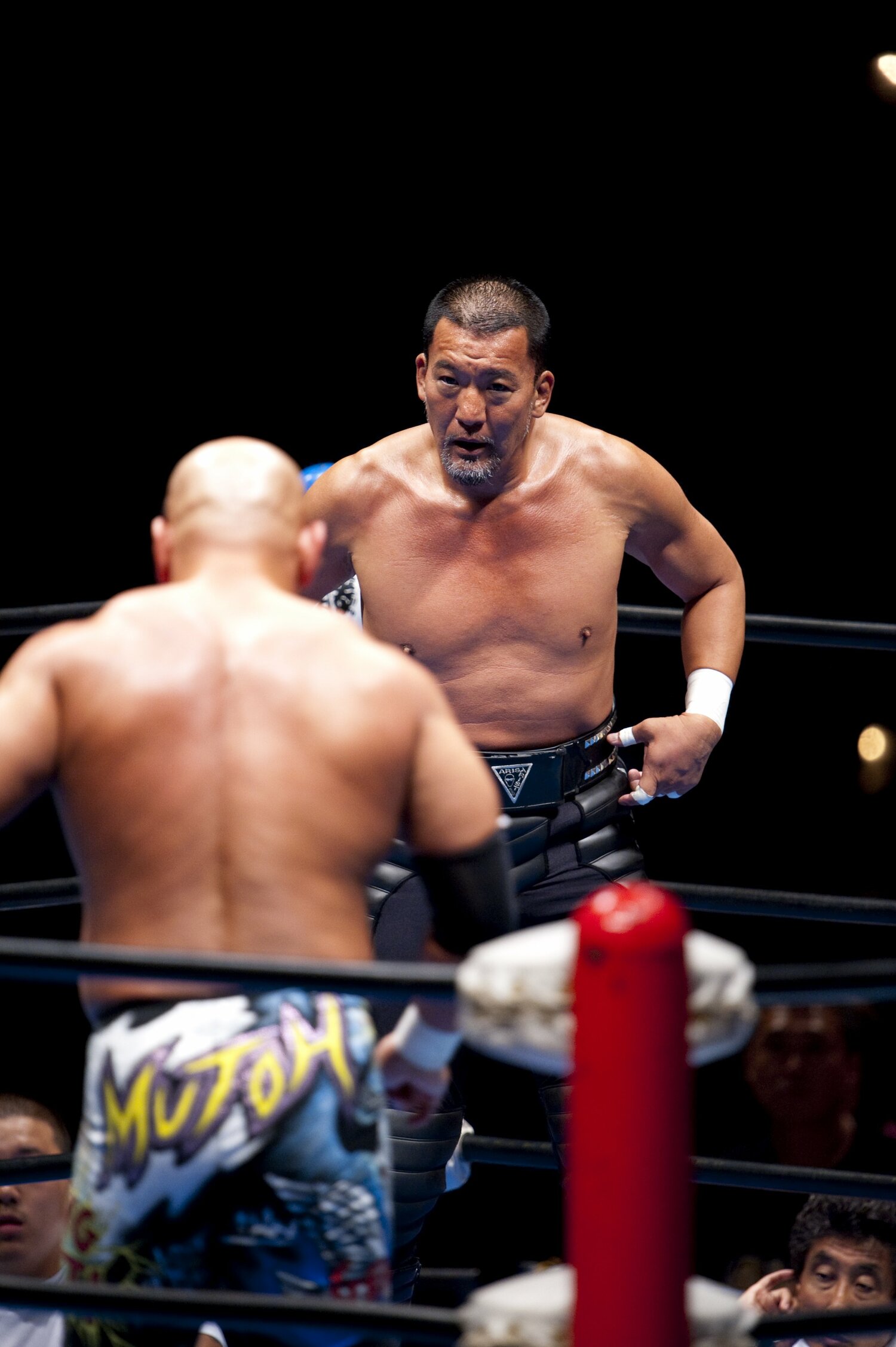 武藤敬司「デビュー25周年興行」のメーンで武藤と対峙する蝶野　©︎Toshiya Kondo