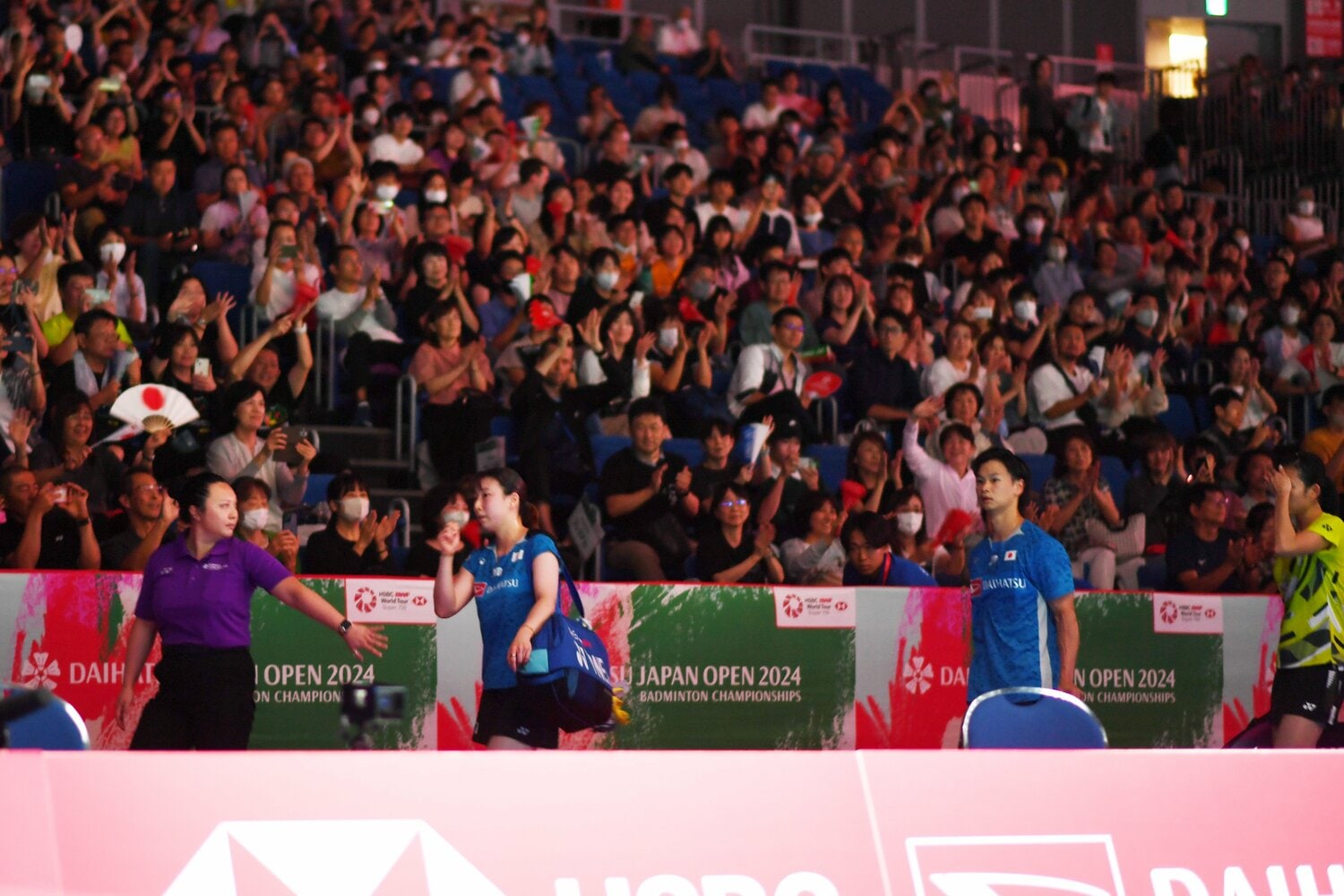 “わたがしペア”での最後の試合となったジャパンOPにて　©AFLO