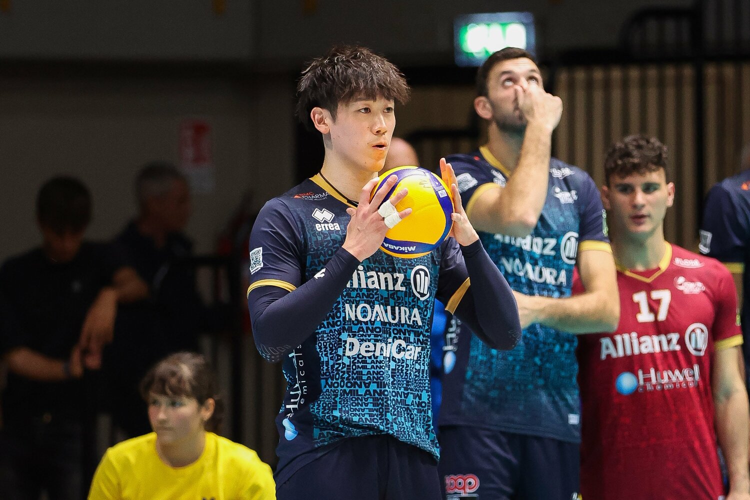 セリエA開幕戦ではチーム最多の19得点を叩き出した　©️JIJI PRESS