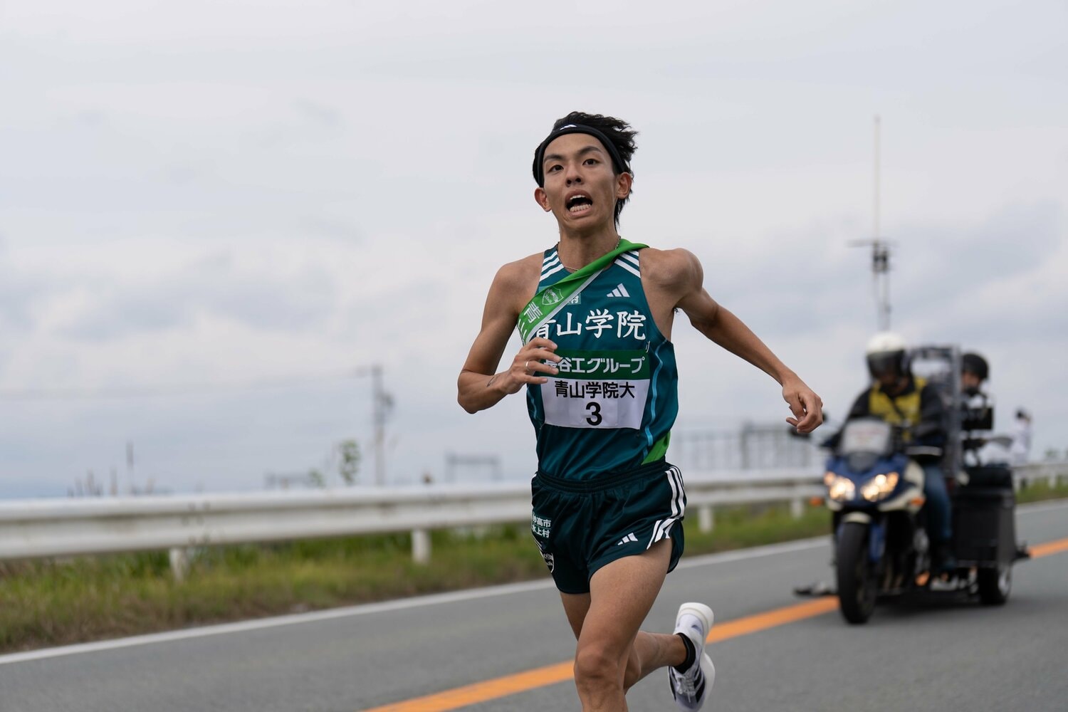 全日本では田澤廉(駒大→トヨタ自動車)の持つ区間記録を更新した ©Shiro Miyake