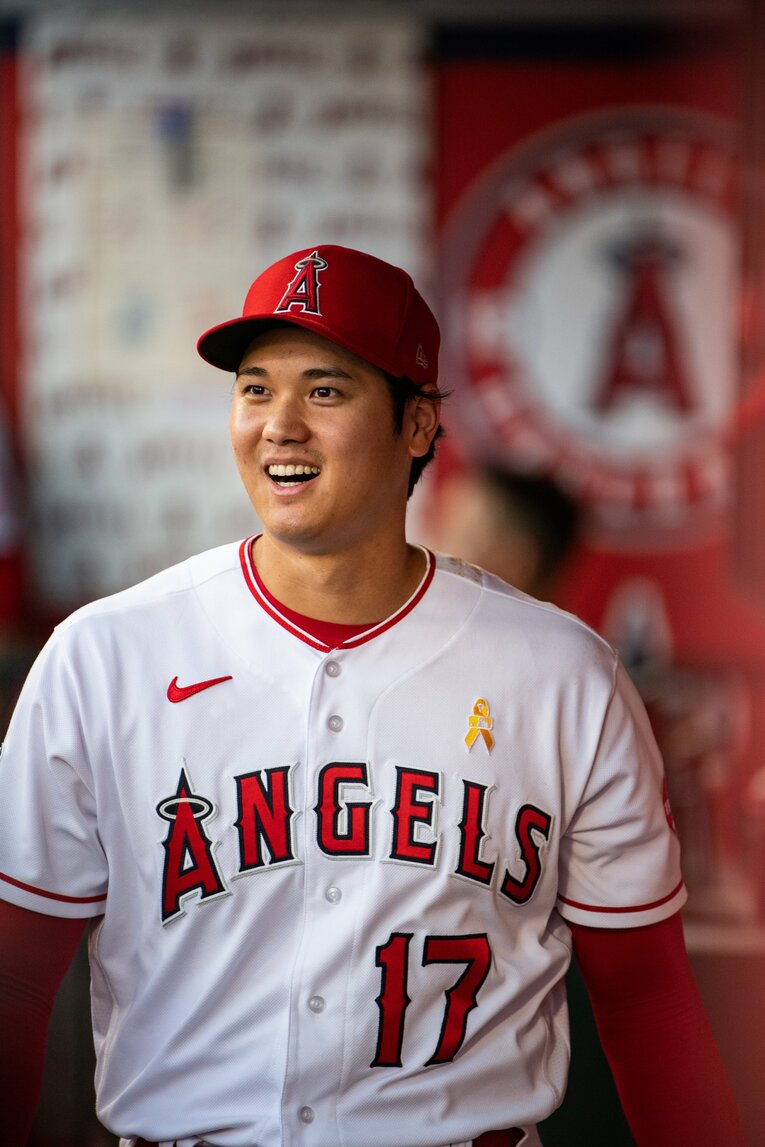 2021年の大谷は投手として9勝、打者として46本塁打を放ちア・リーグMVPに輝いた　©︎Nanae Suzuki