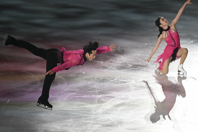 26日のメダリスト・オン・アイスでのエキシビションプログラム「love　goes」　©Asami Enomoto