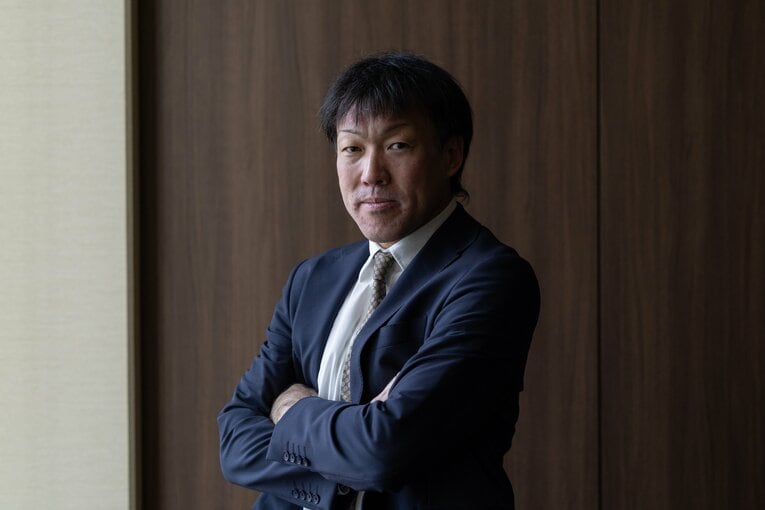 Number Webのインタビューに応じた多田野数人氏　©Tatsuo Harada