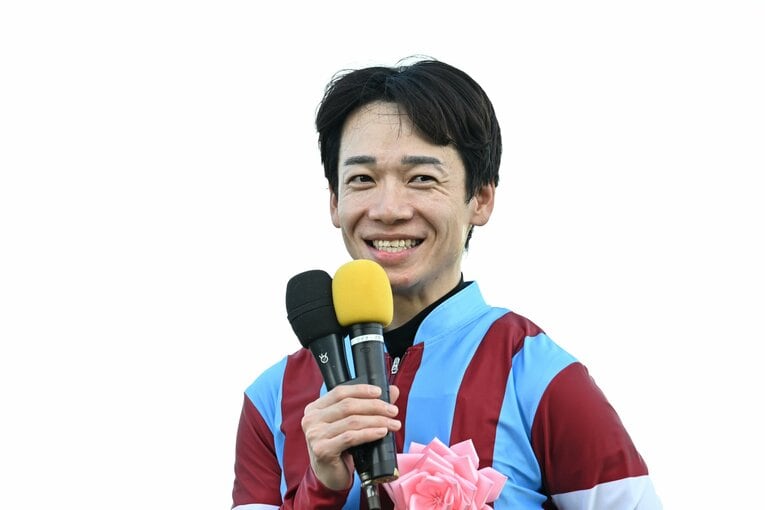 松山弘平の勝利騎手インタビュー　©Keiji Ishikawa
