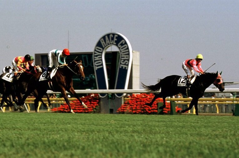 アイネスフウジン、メジロライアン ／ photograph by Sports Graphic Number