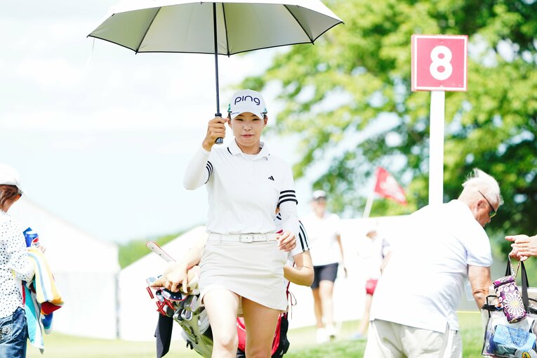 2019年全英女子オープン以来の優勝を目指す渋野日向子　©︎Shizuka Minami