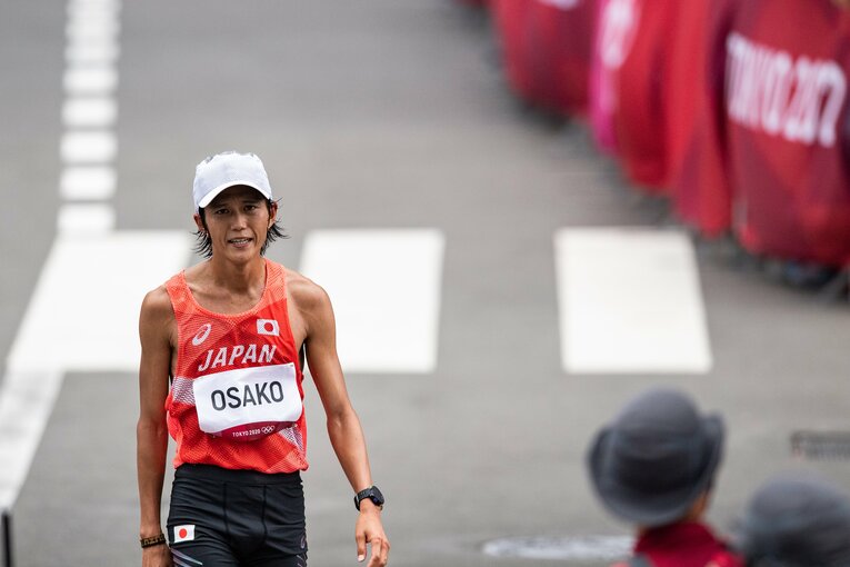東京五輪、マラソンで6位入賞を果たした大迫傑　©︎Nanae Suzuki/JMPA