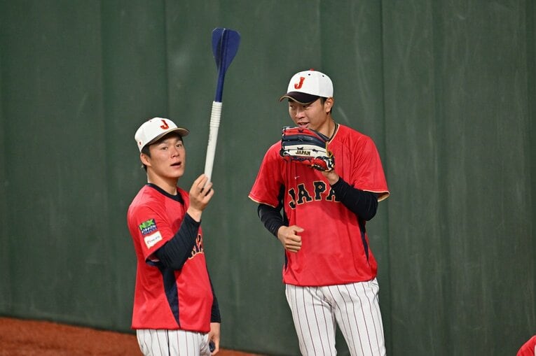 WBCでの練習にて　©Naoya Sanuki