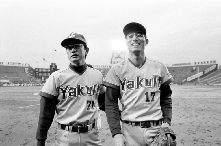 監督とエースとして特異な関係を築いた広岡達朗と松岡弘　©Sankei Shimbun