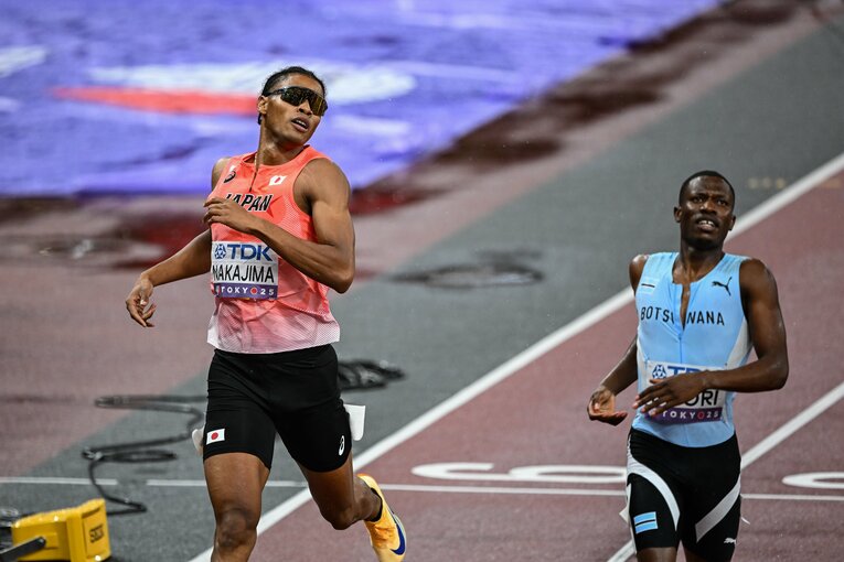 日本人として34年ぶりの決勝進出となった中島　©Nanae Suzuki