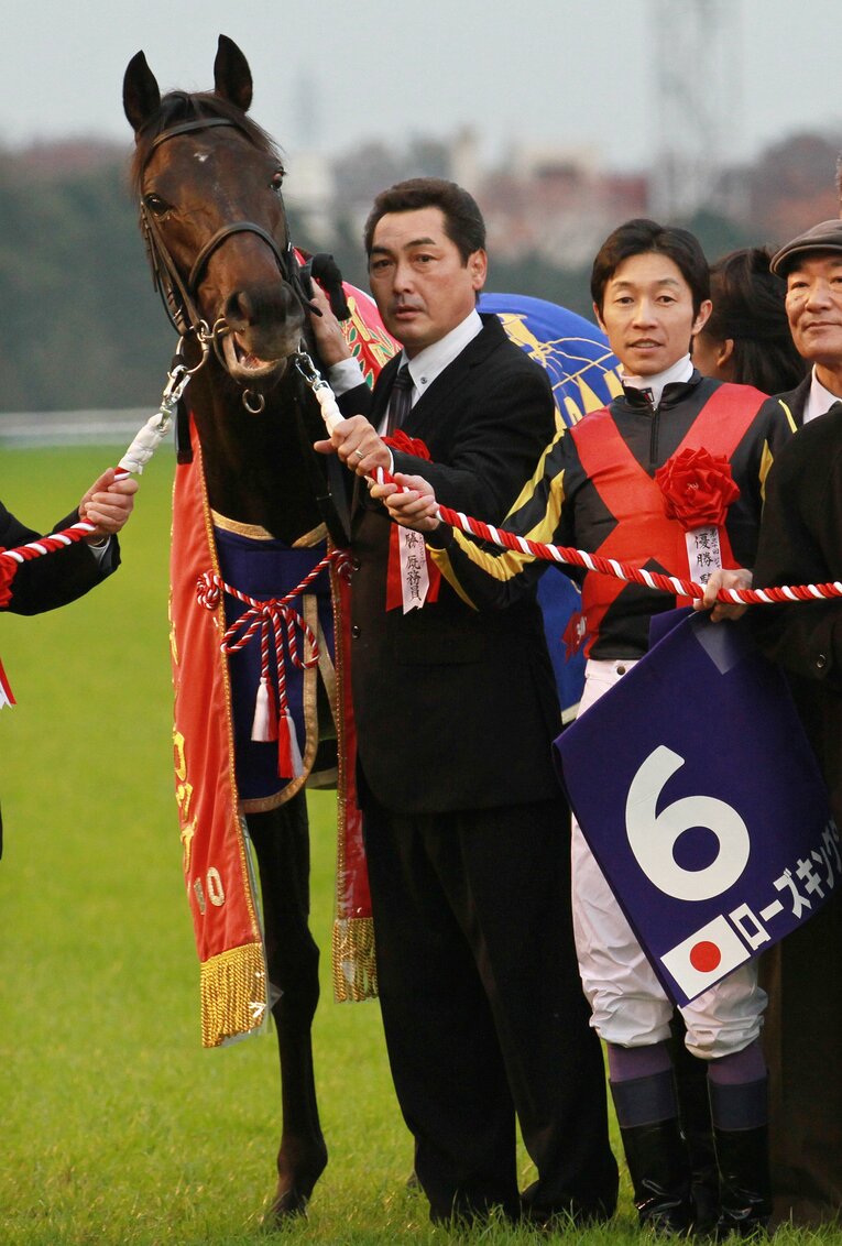 2010年ジャパンCを制覇したローズキングダム　©JIJI PRESS