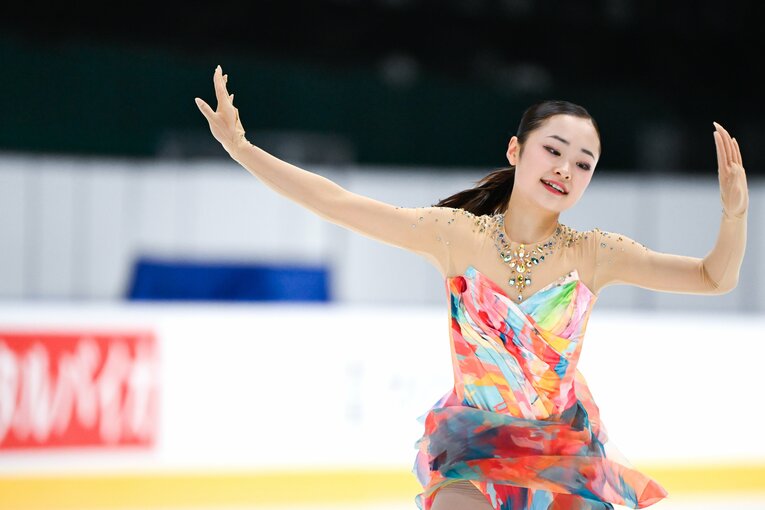 木下グループ杯、島田麻央のFS演技　©️Asami Enomoto