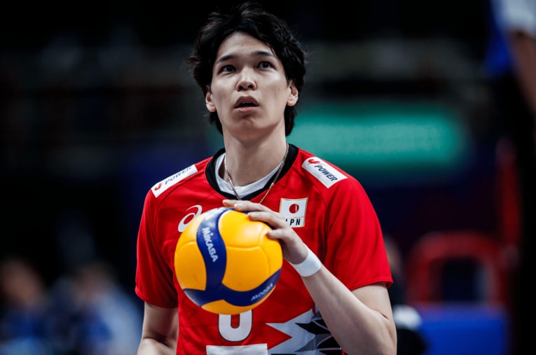 山内晶大（VNLセルビア戦）©︎Volleyball World