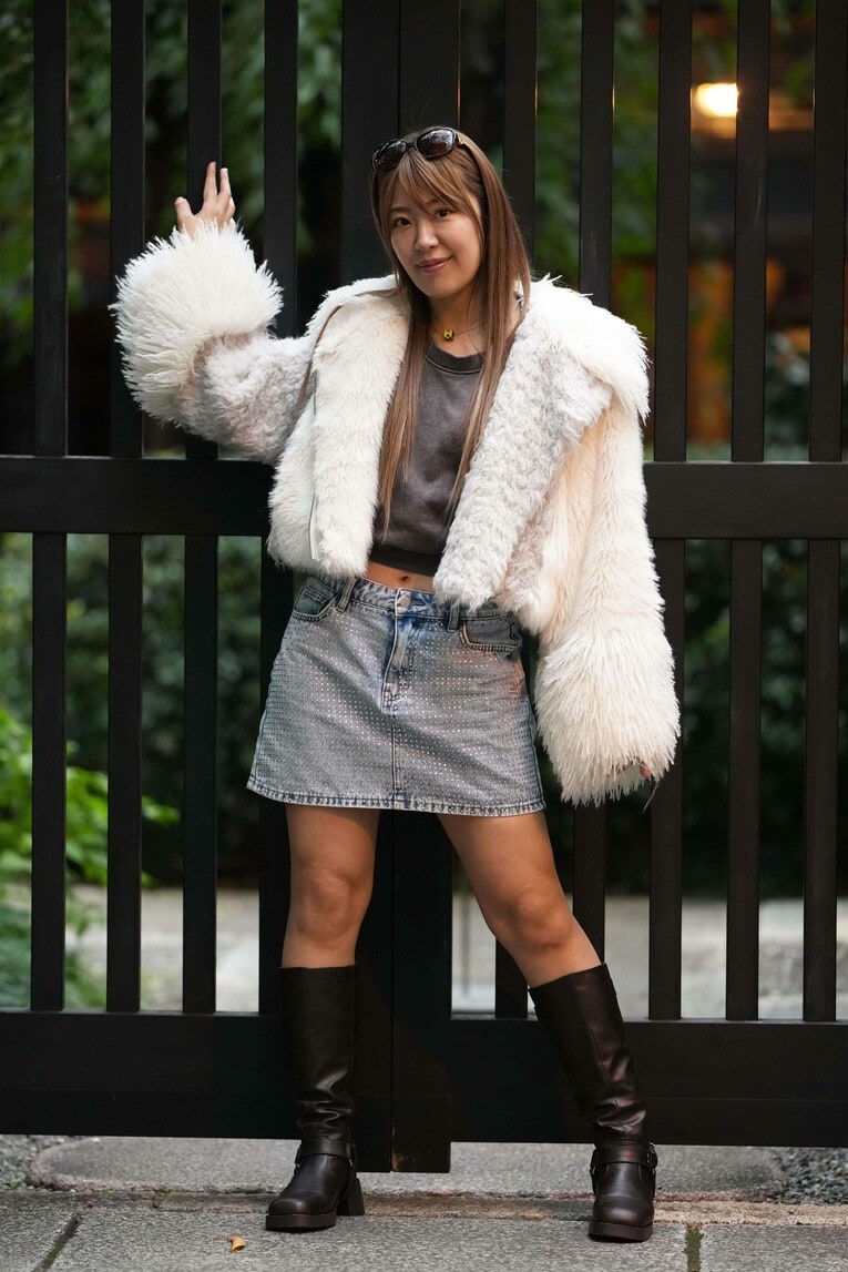 中高時代はバトン部に所属していた桜井麻衣　©Essei Hara