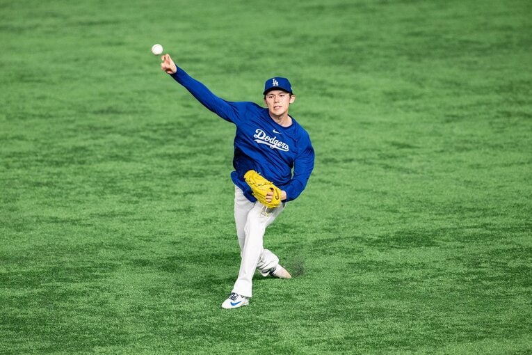 【最新フォト】MLB開幕シリーズ2025　大谷翔平らドジャース軍団は東京ドームでのびのびと調整　©︎Nanae Suzuki