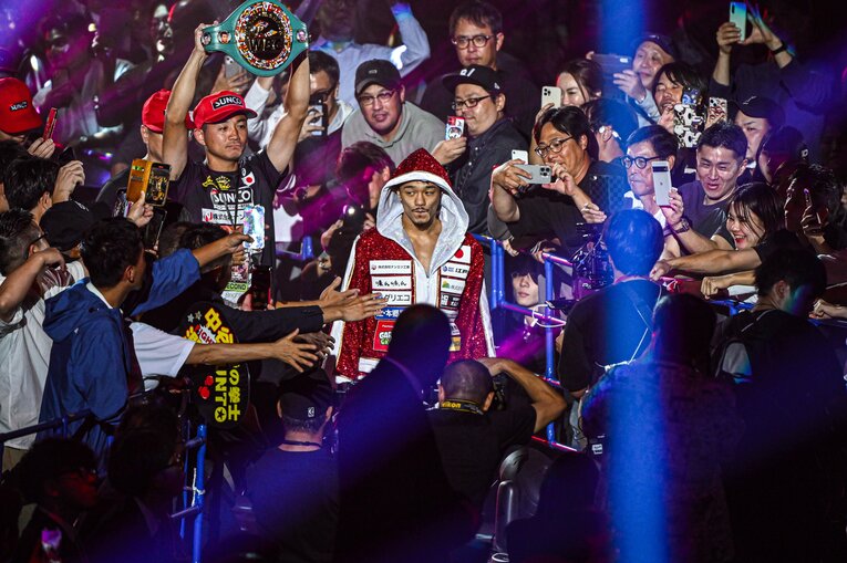 中谷潤人vs.ペッチ・ソー・チットパッタナ（WBC世界バンタム級タイトルマッチ）©Takuya Sugiyama