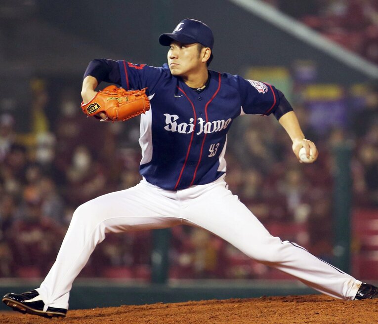 威力あるストレートで強打者たちを打ち取ってきた　©︎Kyodo News