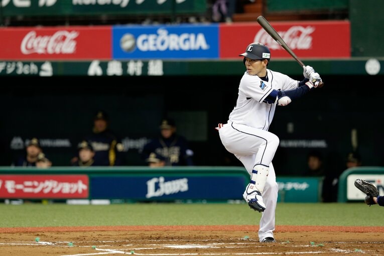 西武時代の秋山　©Sports Graphic Number