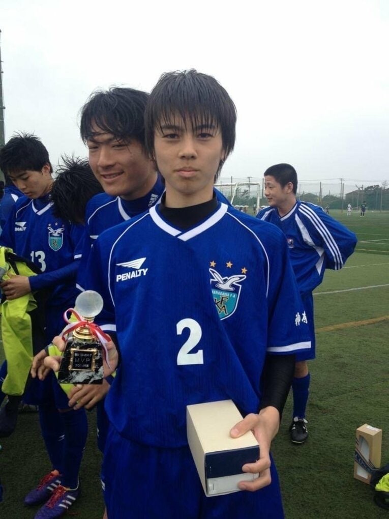 高校1年生の田中碧（関東トレセン）©︎Takahito Ando