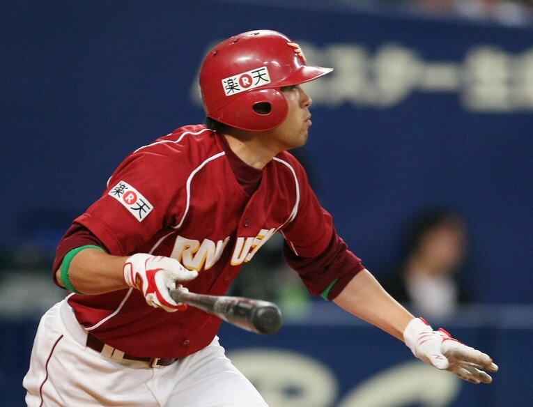 08年、ナゴヤドームで“恩返し”の適時打を放った際　©JIJI PRESS