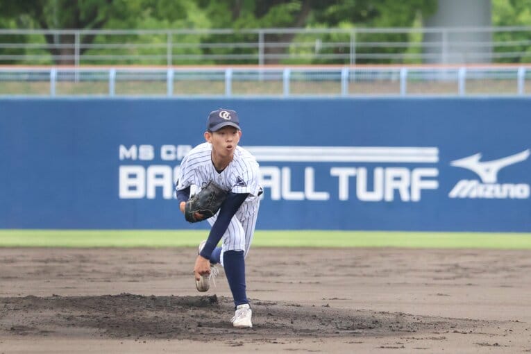 エース左腕の前川琉人　©Fumi Sawai