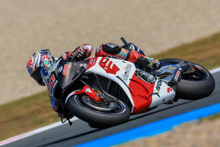 オランダGP決勝で、中上はカレックス製の車体を選択した　©Satoshi Endo