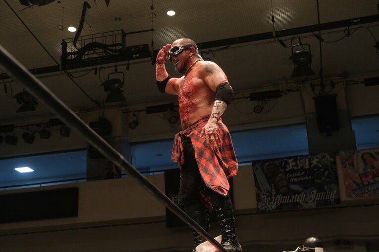 デスマッチのカリスマ・葛西純　©Norihiro Hashimoto