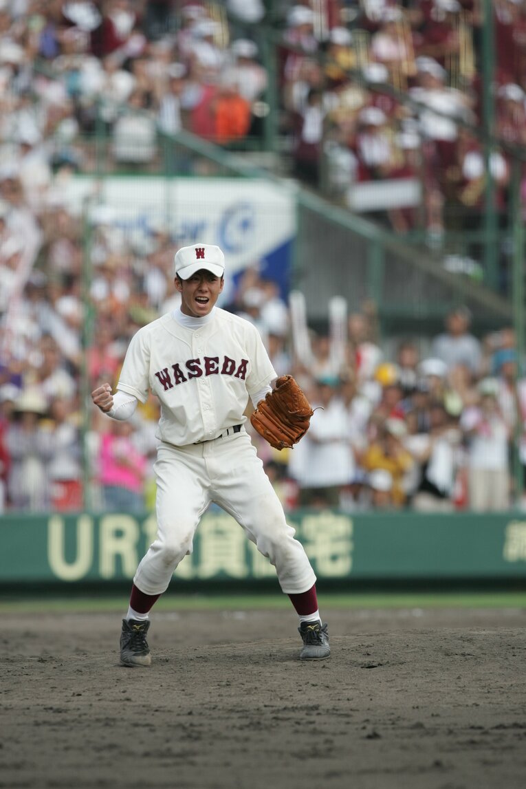 田中将大を擁する駒大苫小牧と再試合の末に全国制覇を達成した　©︎Hideki Sugiyama