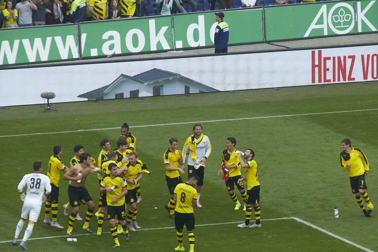 2015－16シーズンのドルトムント。香川真司が復帰していたが、クロップ体制からは徐々に変化していたようだ　©Tadashi Shirasawa
