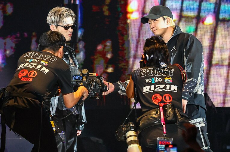 『THE MATCH 2』（東京ドーム）での再戦が発表された平本蓮と朝倉未来 ／ photograph by RIZIN FF Susumu Nagao