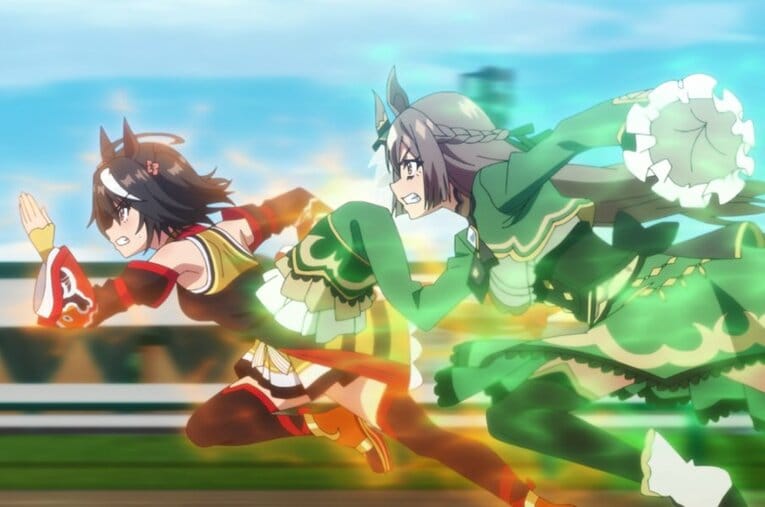 史実でも2度の激闘を繰り広げたキタサンブラックとサトノダイヤモンド。ウマ娘の世界線ではどのように描かれたのか ／ photograph by ©2023 アニメ「ウマ娘 プリティーダービー Season 3」製作委員会