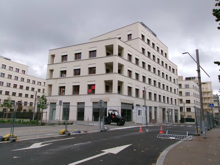 10月、パリの選手村の様子　©Yuji Hirooka