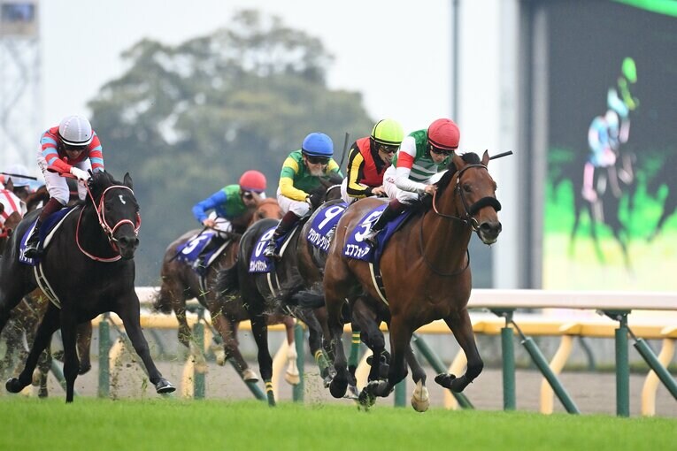 コントレイルとグランアレグリアを退けて昨年の天皇賞・秋を制したエフフォーリア　©Keiji Ishikawa