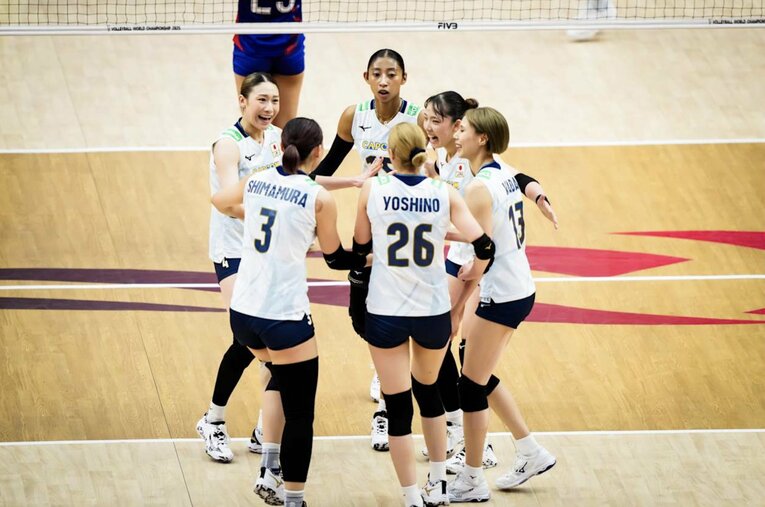 2025年世界選手権・タイ戦　©︎Volleyball World