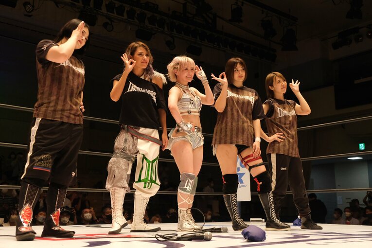 6月28日の後楽園ホール大会では、なつぽいがスターダムで初めて中野たむに勝利　©Norihiro Hashimoto