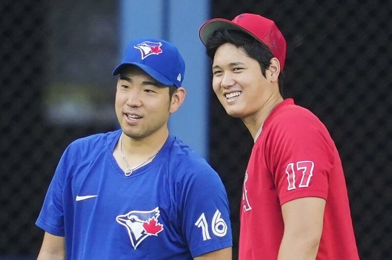 現在メジャーで活躍する菊池雄星と大谷翔平は同じ花巻東の出身だ ／ photograph by AFP/JIJI PRESS
