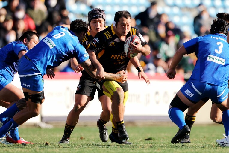 東京サントリーサンゴリアスに加入してもうすぐ10年となる垣永真之介　©︎Naoki Nishimura/AFLO SPORT