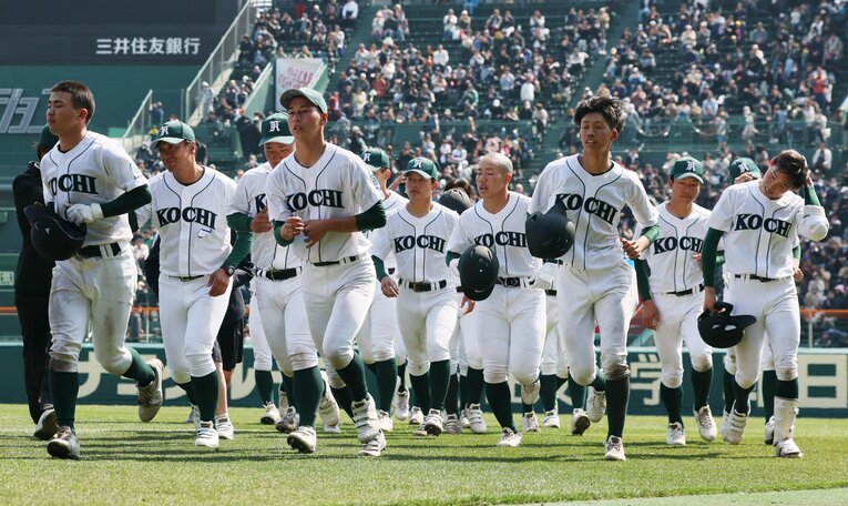 日本文理に敗れた高知農だが、一時は部員3人という状況から甲子園までたどり着いた　©JIJI PRESS