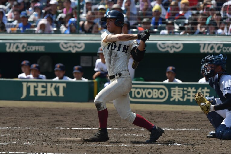 準決勝の対済美戦　©Hideki Sugiyama