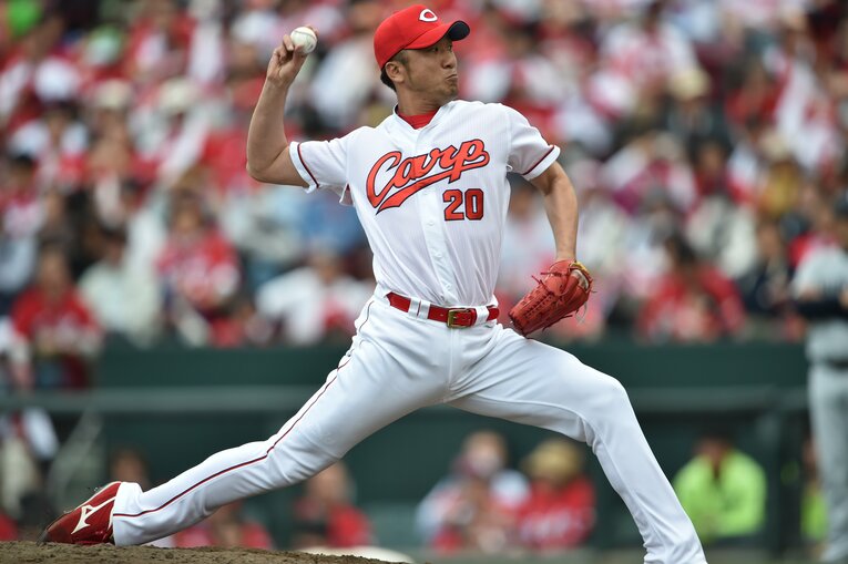 通算165Sをマークした永川　©Hideki Sugiyama