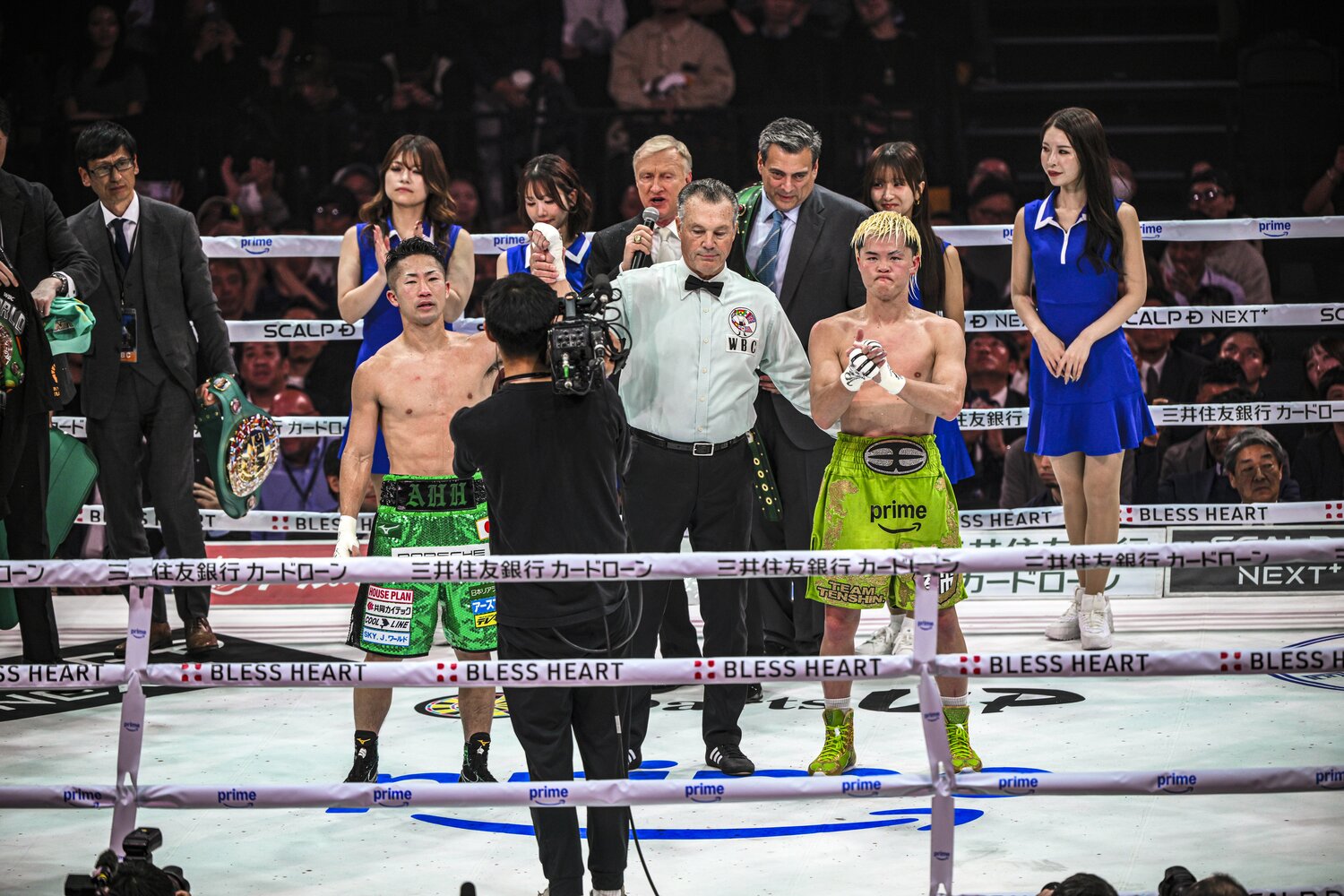 井上拓真とのWBC世界バンタム級王座決定戦で0-3の判定負けを喫した那須川天心　©️Takuya Sugiyama