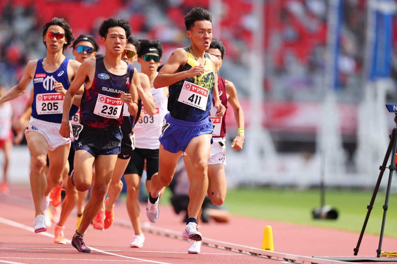 日本選手権での佐藤 ©AFLO