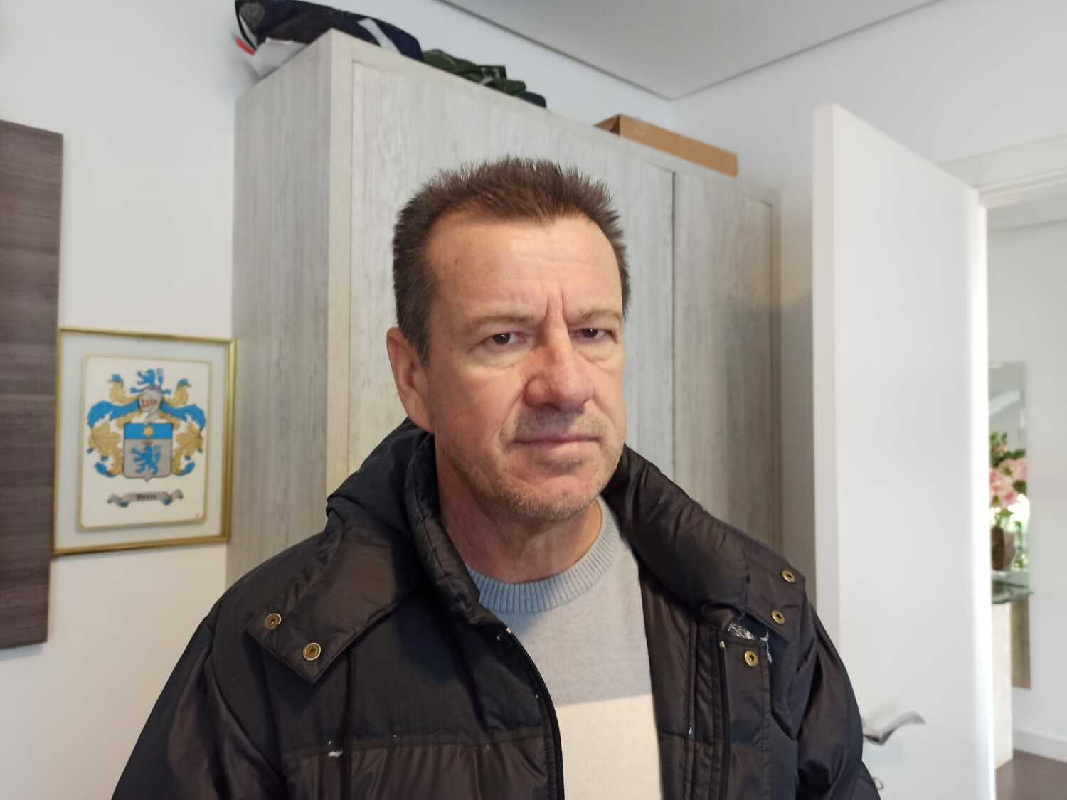 インタビューに応じてくれたドゥンガ。59歳となった　©Hiroaki Sawada