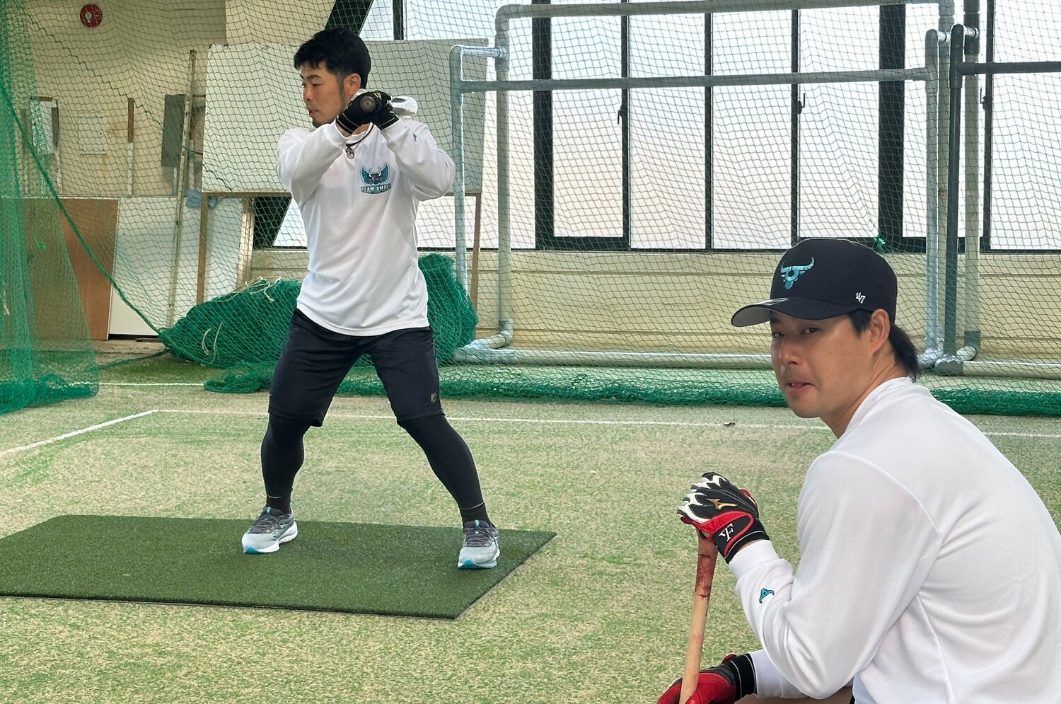 同い年の天才打者との自主トレは刺激になることばかりだ　©︎Chiba Lotte Marines