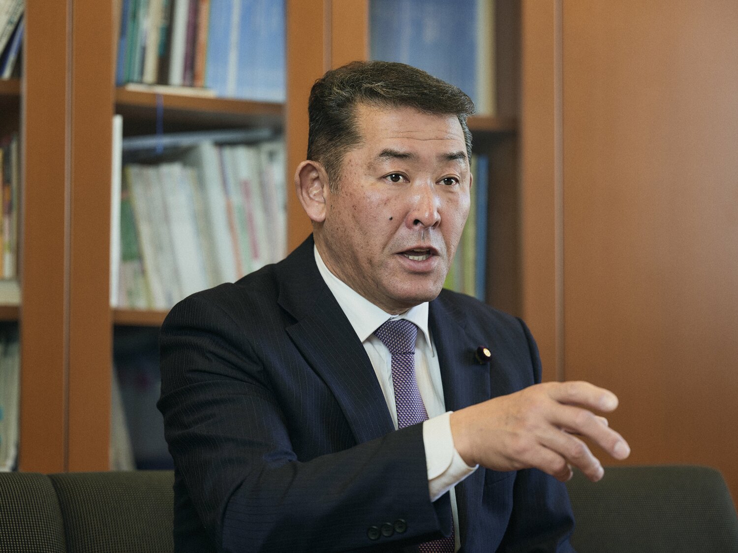 当時を振り返る石井浩郎。現在は参議院議員を務める　©Yuki Suenaga