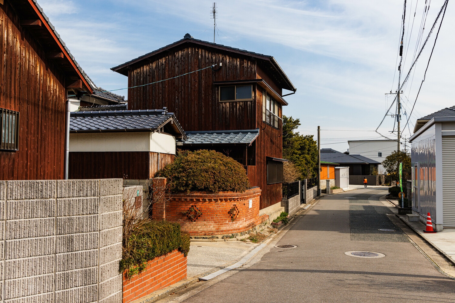 このあたりが、昔からの三苫の集落だろうか