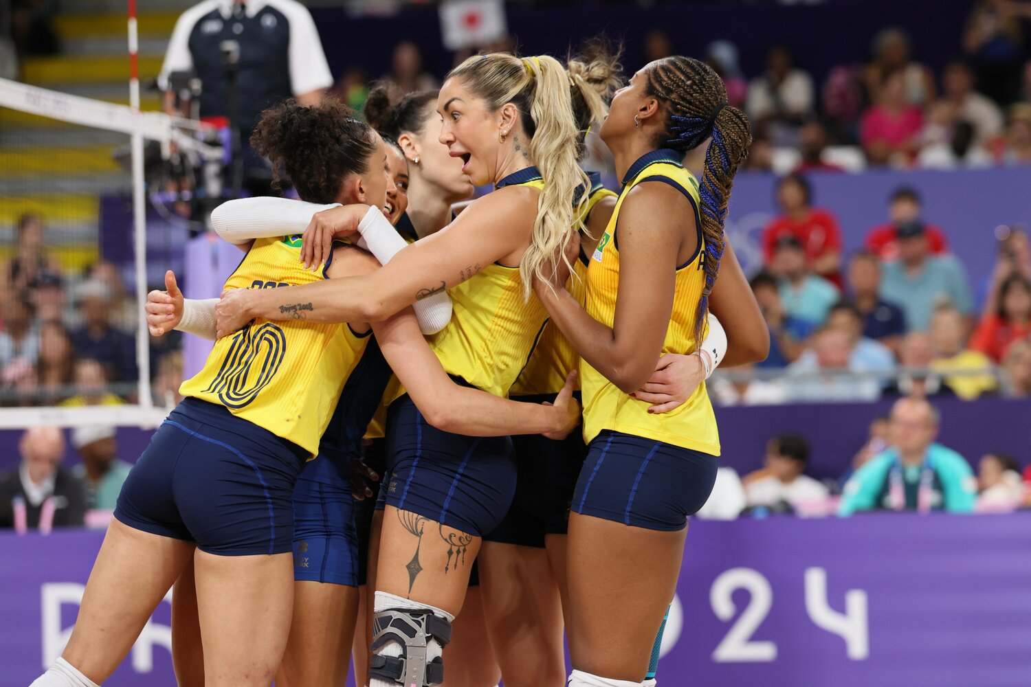 圧倒的な力の差を見せつけられたブラジル代表。ネーションズリーグとは全く別のチームに変貌していた　©︎Kaoru Watanabe/JMPA