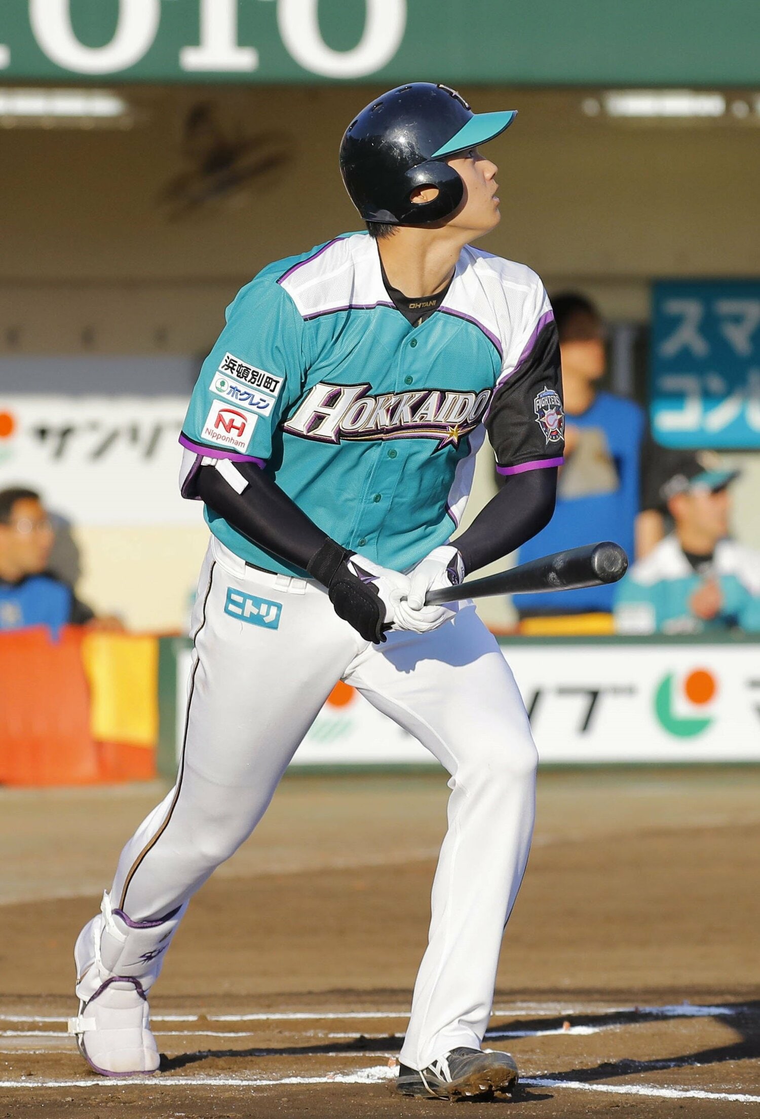 日本ハム時代の大谷の“5戦連発”　©Kyodo News